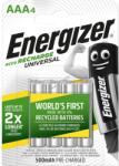 Energizer universal HR 03 AAA akku 500mAh 4db/csomag