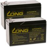 KungLong Kung Long ólom zselés akku szünetmenteshez APC Back-UPS RS 1500 9Ah 12V (7, 2Ah / 7Ah)