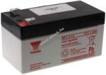 YUASA Ólom akku 12V 1, 2Ah (YUASA) típus NP1.2-12 VDS-minősítéssel (helyettesíti: 12V 1, 3Ah)