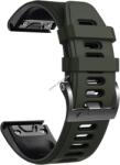 NotoCity Óraszíj 26mm Garmin Fenix 6X, zöld-fekete - A készlet erejéig!
