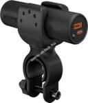 Goobay biciklis Powerbank 5000mAh, fekete kerékpáros külső akku - Kiárusítás!