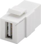 Goobay Keystone modul USB 2.0 aljzat > USB 2.0 (A típus) - Kiárusítás! - A készlet erejéig!