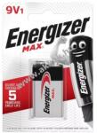 Energizer Max 9V Block elem 6LR61, 6LF22, 522, MN1604 1db/csomag