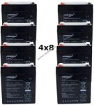 Powery ólom zselés akku 12V 6Ah APC Smart-UPS SURT10000XLI