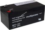 Multipower Helyettesítő ólom akku Diamec típus: DM12-3 12V 3Ah (MULTIPOWER) ciklusálló, ciklikus