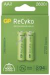 GP Batteries ReCyko HR6 (AA) ceruza akku 2600mAh 2db/csomag - Kiárusítás!