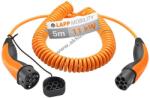 LAPP Type 2 spirál töltőkábel plug-in hybrid és elektromos autóhoz 11 kW-ig, 5 m, narancssárga