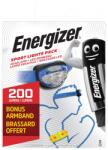 Energizer LED-es futó sport lámpa fejlámpa, homloklámpa + 1db AAA elem + 1 LED-es karpánt, kék 200l