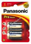 Panasonic Pro Power Gold Alkaline LR14. C. Baby, elem, 2db/csom