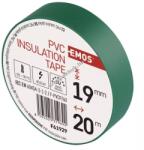 EMOS Szigetelőszalag 19mm x 20m, zöld - Kiárusítás!