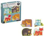 Petit Collage Primul puzzle cu animale din pădure (DDPTC340) Puzzle