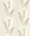 RASCH Izland Tapéta - Mintás, Leveles, Krémszín, Szürke, Csíkos