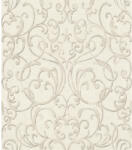 RASCH Vivaldi Tapéta - Mintás, Krémszín, Világosbarna, Szürke
