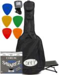 Madarozzo Classic Guitar Accessories Pack Husă pentru chitară clasică Black (CLASSIC-GUITAR-PACK-SET)