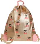Jeune Premier Tornazsák papucsra és tornaruhára City Bag Cherry Pompon Jeune Premier ergonomikus luxus kivitel 40*36 cm (JPCI023127)