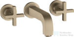 Hansgrohe AXOR Citterio falsík alatti mosdó csaptelep 16, 2 cm-es kifolyóval, szálcsiszolt nikkel 39313820 (39313820)