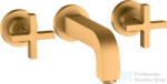 Hansgrohe AXOR Citterio falsík alatti mosdó csaptelep 16, 2 cm-es kifolyóval, szálcsiszolt arany hatású 39313250 (39313250)