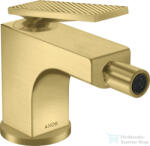 Hansgrohe AXOR Citterio bidé csaptelep automata leeresztővel, szálcsiszolt sárgaréz hatású 39201950 (39201950)