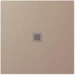 POLYSAN TRENECA vágható öntött márvány zuhanytálca 100x100 cm, matt bézs 84301.81 (84301.81)