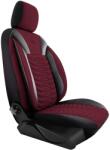 Panda Set Huse Scaune Auto Panda Paris, negru - visiniu, 11 piese