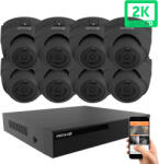 AMIKO D20M530B-AHD dome 8 biztonsági kamera rendszer 5MP 2K