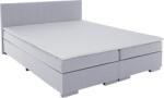 TEMPO KONDELA Boxspring ágy, világosszürke, 140x200, ADARA