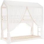 TEMPO KONDELA Függöny , fehér anyag, ZEFIRE