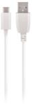 Maxlife USB-C adatkábel töltőkábel 1 m 2A fehér (5900495758132)