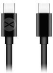 Forever USB-C USB-C töltőkábel adatkábel 1 m 3A fekete (5900495900197)