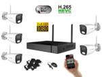 Monitorrs Security - Wifi IP kamerarendszer 5 kamerával 2 Mpix. - 6122k5