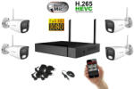 Monitorrs Security - Wifi IP kamerarendszer 4 kamerával 2 Mpix. - 6122k4