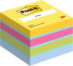 3M Öntapadó jegyzettömb, 51x51 mm, 400 lap, 3M POSTIT, ultra színek (LP2051U) - officesprint