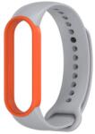 Oband Xiaomi Mi Smart Band 5/6 authentic pótszíj 24 színben (szürke/narancs)