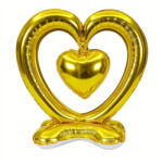  Talpas fólia lufi - Szív - Arany