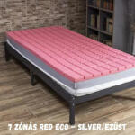VitaRoll - Slim 7 zónás RED EcO Matrac, Silver/Ezüst huzattal (roll-mat-slim-ecozonared-silver-14-5-80-200-cm)