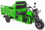 Rotakt Tricicleta electrica Rotakt Guliver putere 2000W viteza 25 km/h autonomie 68 km baterie Plumb-Acid 72V/58Ah greutate admisa 617kg fara permis - verde (050304/4) - agromoto