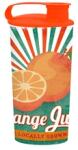 SOLMAZER IRIS Orange Juice mintás pohár tetővel 470ml 161924-028 (161924-028) - bestbyte