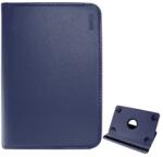 ENKAY GP-82370 univerzális 8" sötétkék bőr hatású oldalra nyíló tok (GP-82370)