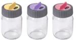 SOLMAZER IRIS üveg fűszerszóró tárcsás tetővel 190ml, rózsaszín, lila vagy narancs színű 131078-580 (131078-580) - bestbyte