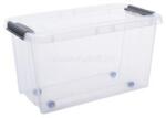 NHG IRIS Probox 70 literes tárolódoboz zárható tetővel, kerekekkel (NHG_27820800) (NHG_27820800)