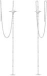 Brilio Silver Stílusos hosszú láncos fülbevaló EA896W
