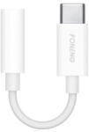 FONENG BM21 3, 5 mm-es jack és USB-C audiokábel (fehér) (BM21 White) - scom