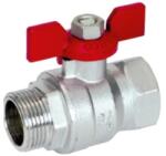 Arco TURIA 3/4″ fix kb golyóscsap, piros (01130) (113008)