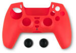 Spartan Gear Controller Silicon Skin Cover and Thumb Grips - védőtok és analóg kar védők, PS5 (2808149) piros