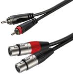 Roxtone RACC170L3 2xXLR(m) - 2xRCA kábel, 3m