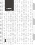 STREET Тетрадка Street Pad, А5, спирала, PP, 100 листа, МК, white (30658-А-WHITE)