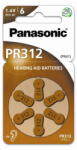 Panasonic PR312/6LB cink-levegő hallókészülék elem, PR41, 6 db/bliszter (PR312-6LB)