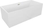 Mexen Vigo, szabadon álló kád 178, 5 x 80 cm, fehér, arany fényes túlfolyó, 51251788000-50 (51251788000-50)