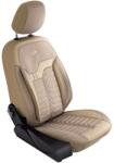 Panda Set Huse Scaune Auto pentru Volkswagen Touareg - Panda Londra, cu fermoare pentru bancheta rabatabila, bej, 11 piese