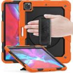  SOLID 360 Husă durabilă pentru Apple iPad Pro 13 2024 / M5 2025 portocaliu